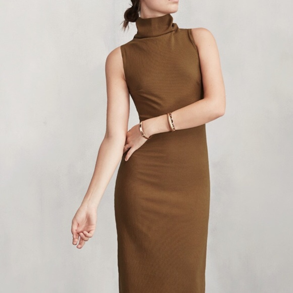 Reformation Leandra Dress - XS brown